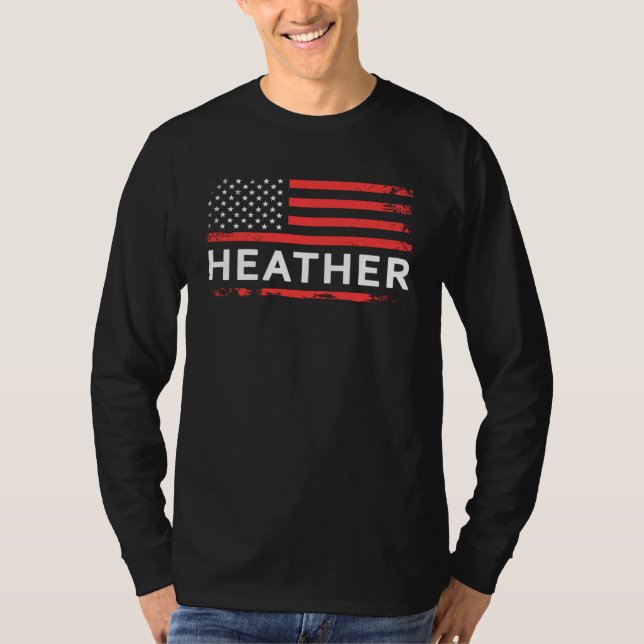 HEATHER AMERICAN FLAG  FOR HEATHER T-Shirt (Vorderseite)