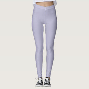Heather Lila Solid Color Leggings