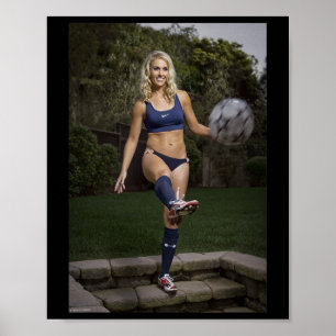 Heather Mitts Feeley Footbyll Fußball Verteidiger Poster