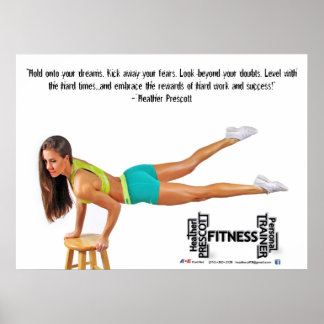 Heather Prescott Fitness Poster