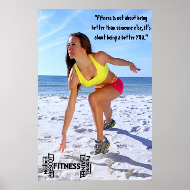 Heather Prescott Fitness prints Poster (Vorne)