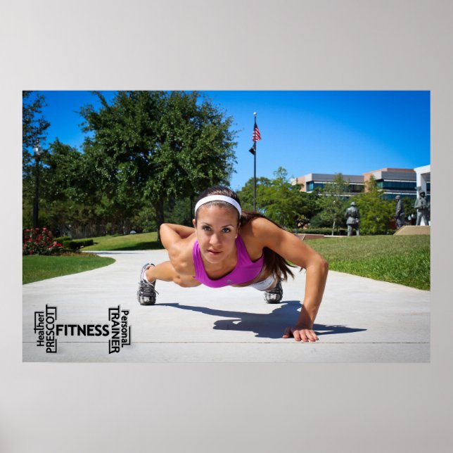 Heather Prescott Fitness prints Poster (Vorne)