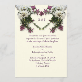 Heather und Herz Einladung