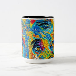Heather Wycuff-inspirierte Kunst Zweifarbige Tasse