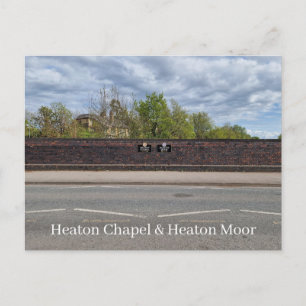 Heaton Kapelle & Heaton Moor Postkarte