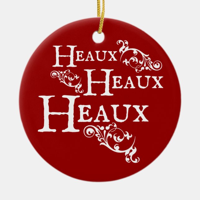 Heaux Heaux Heaux Keramik Ornament (Vorne)
