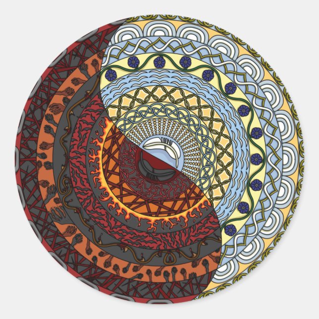 Heaven and Hell Sticker (Vorderseite)