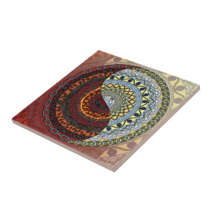 Heaven and Hell Tile Fliese