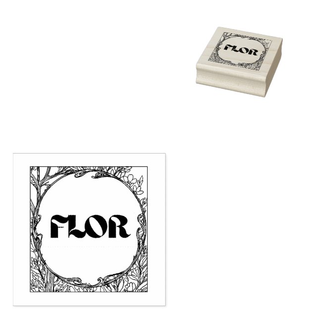 Heaven Botanical Florist Stamp Gummistempel (Stempel)