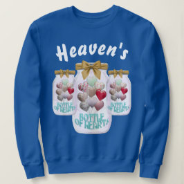 Heaven Flasche Herz Sweatshirt