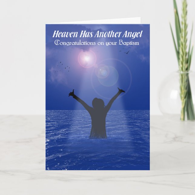 HEAVEN HAT EIN WEITERES ANGEL (Weiblich) Karte (Vorderseite)