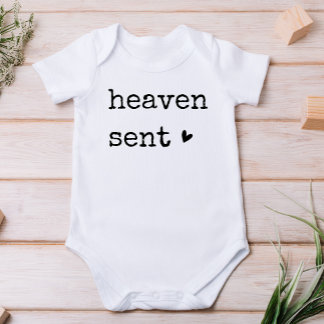 Heaven Sent Baby Baptisse Christlich Baby Baby Strampler
