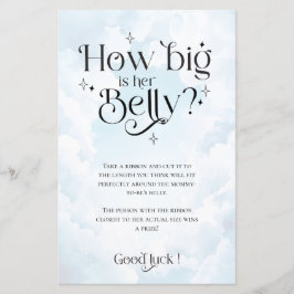 Heaven Sent Baby Showspiel Wie groß ist ihr Bauch