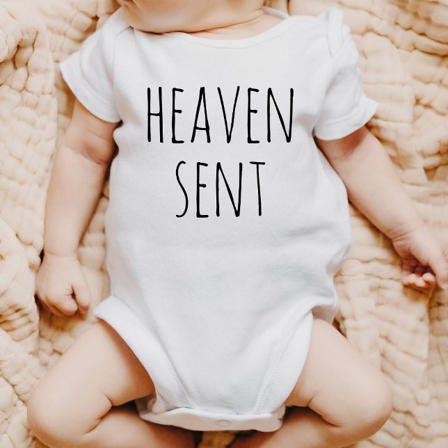 Heaven Sent Baby Taufe Christlich Neugeborene Baby Strampler (Von Creator hochgeladen)