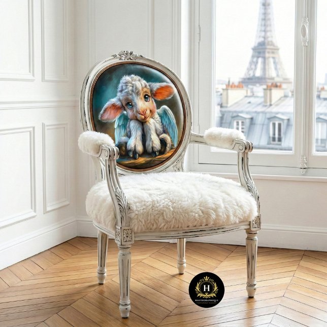 Heavenly Winged Baby Lamb Angel Decoupage Seidenpapier (Von Creator hochgeladen)