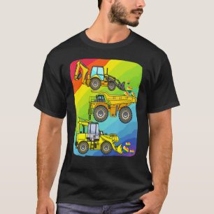 Heavry Equipment Rainbow Heart Lgbt Q Cool Gay Pr T-Shirt