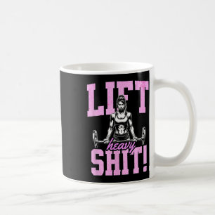 Heavy 1 Funny Gym Workout T-Shirt Powerlift Hu Kaffeetasse