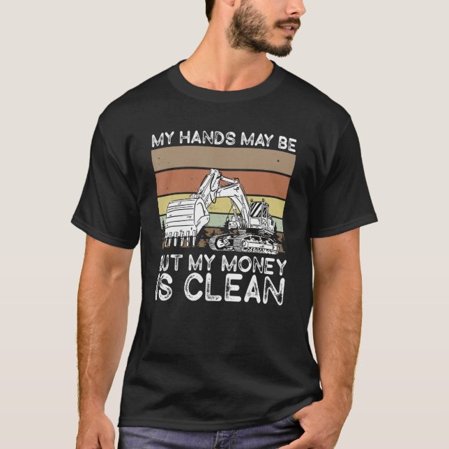 Heavy Equipment Operator Backhoe Operator Men T-Shirt (Vorderseite)