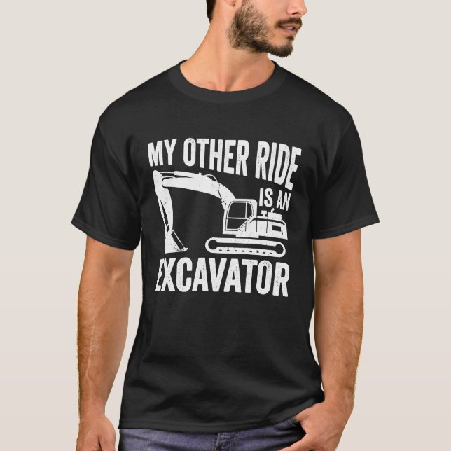 Heavy Equipment Operator  Excavator T-Shirt (Vorderseite)