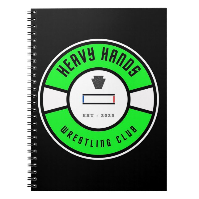 Heavy Hands Wrestling Club Journal Book  Notizblock (Vorderseite)