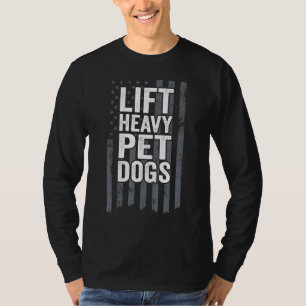 Heavy Hunde Hunde Workout Fitness Motivierend T-Shirt