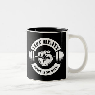 Heavy Lift Es gibt keinen Hack Zweifarbige Tasse