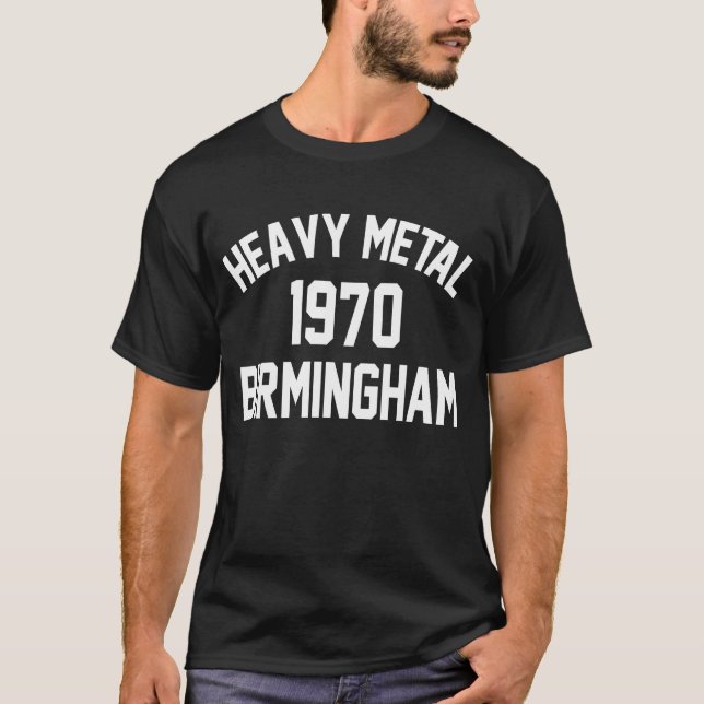 Heavy-Metal 1970 Birmingham T-Shirt (Vorderseite)