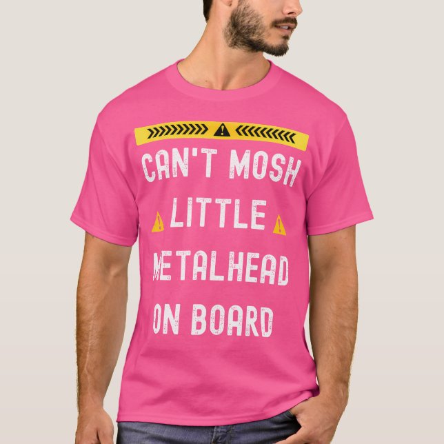 Heavy Metal Baby kann kein kleines Metalhead auf B T-Shirt (Vorderseite)