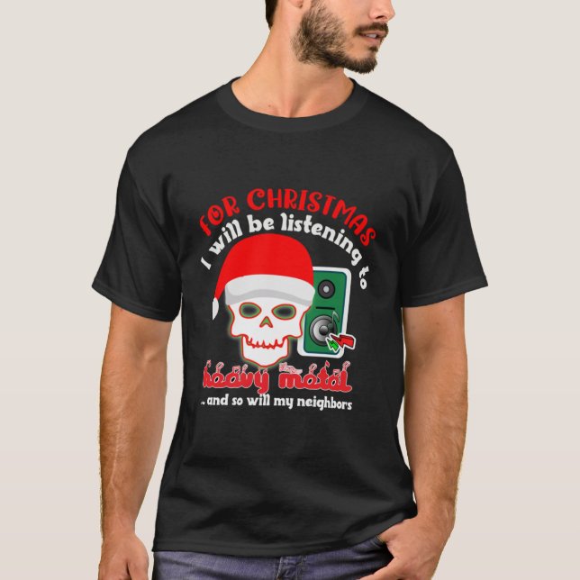 HEAVY METAL CHRISTMAS SWEATER T-Shirt (Vorderseite)