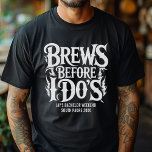 Heavy Metal Custom Bachelor Party Rock N' Roll T-Shirt<br><div class="desc">Trag den Spaß! Dieser Bachelor-Party-T - Shirt aus Schwermetall ist ein maßgeschneidertes,  lustiges Trauzeugen-Geschenk,  ideal für Brauereiabende,  Bachelor-Wochenenden und das Rocken der Bräutigam.</div>