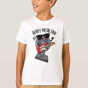 Heavy Metal Fan Funny Music Puff T-Shirt