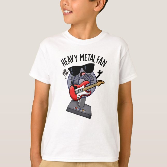 Heavy Metal Fan Funny Music Puff T-Shirt (Vorderseite)