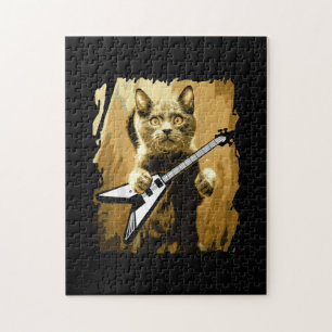 Heavy Metal Gitarre spielen Cat Rocker Gitarre