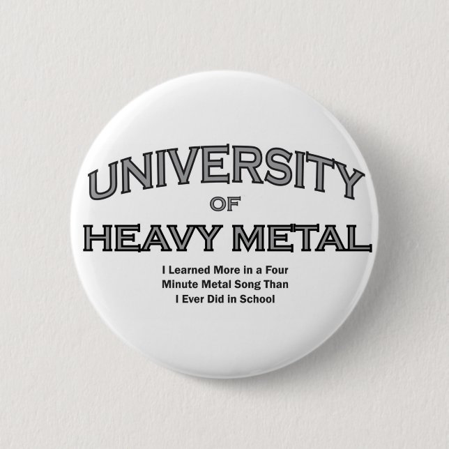 HEAVY-METAL-MUSIK BUTTON (Vorderseite)