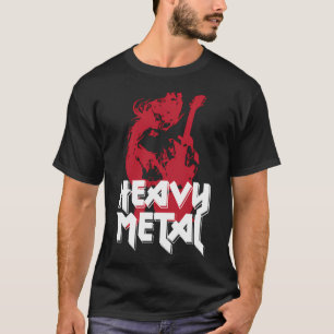 Heavy-Metal-Musik Rockgitarrist T-Shirt