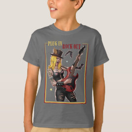 Heavy Metal – Plug In. Rock Out. T-Shirt