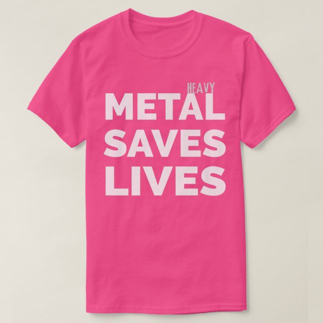 Heavy Metal Rette Gitarrenmusik Rock Konzert T-Shirt (Design vorne)