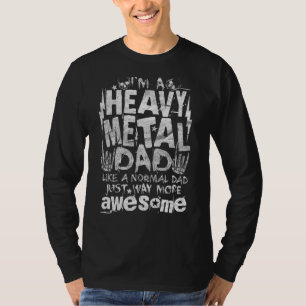 Heavy Metal Vater Punk Rock Music T-Shirt