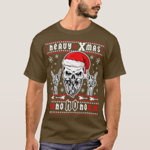 Heavy Metal Weihnachten Ugly Sweater Deathmetal T-Shirt