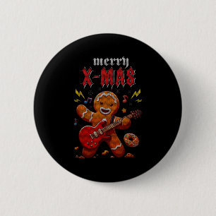 Heavy Metal Weihnachts-Schlächter Huldigung an den Button