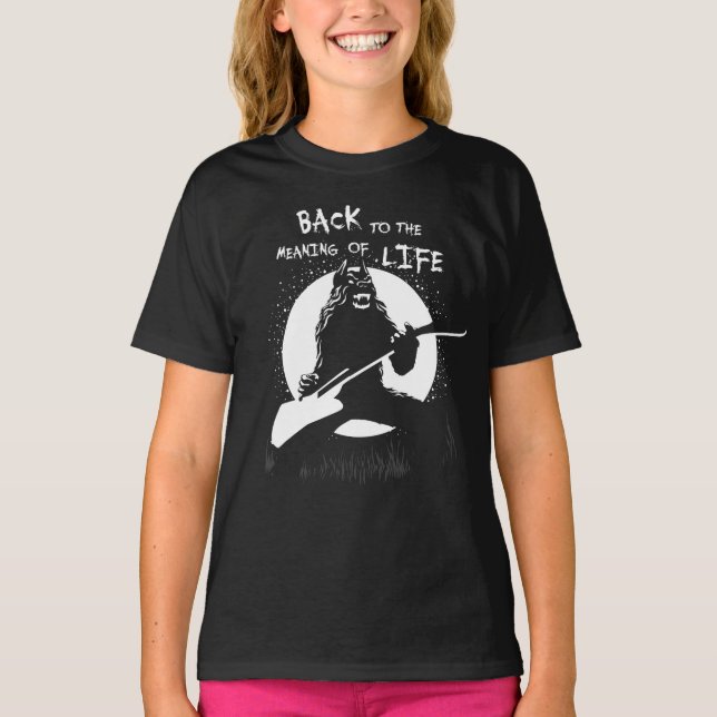 Heavy Metal Werewolf Kids' T-Shirt (Vorderseite)