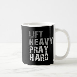 Heavy Pen Harte Motivierend Workout Faith Me Kaffeetasse