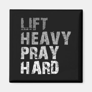 Heavy Pen Harte Motivierend Workout Faith Me Magnet
