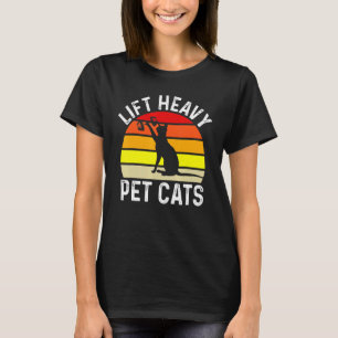Heavy Pet Cats Bodybuilding Weichtraining G T-Shirt