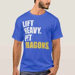 Heavy Pet Dragons Funny Vintag Weight T-Shirt