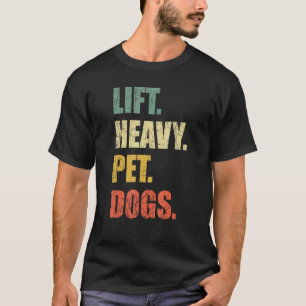 Heavy Pet Hunde Gym Fitness Hefting T-Shirt