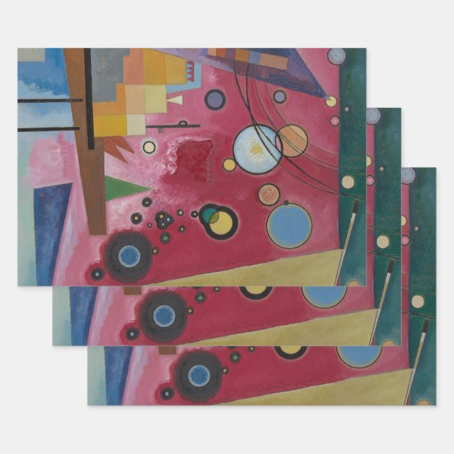 Heavy Red by Wassily Kandinsky Geschenkpapier Set (Set)