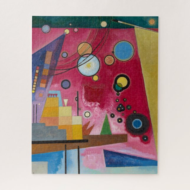 Heavy Red | Kandinsky | (Vertikal)