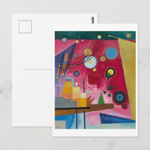 Heavy Red Kandinsky Postkarte