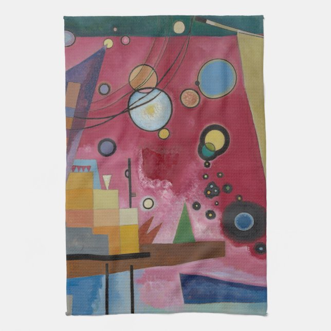 Heavy Red von Wassily Kandinsky Geschirrtuch (Vertikal)